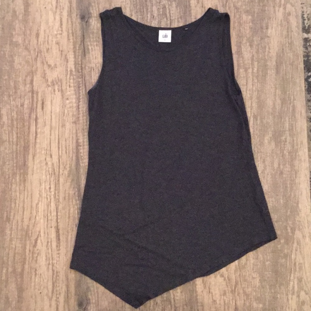 Cabi #5070 Asymmetrical Sleeveless Tank Top